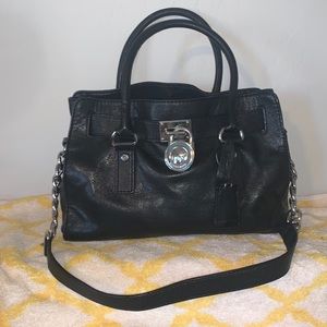 🖤🤍 Black MK Leather Tote